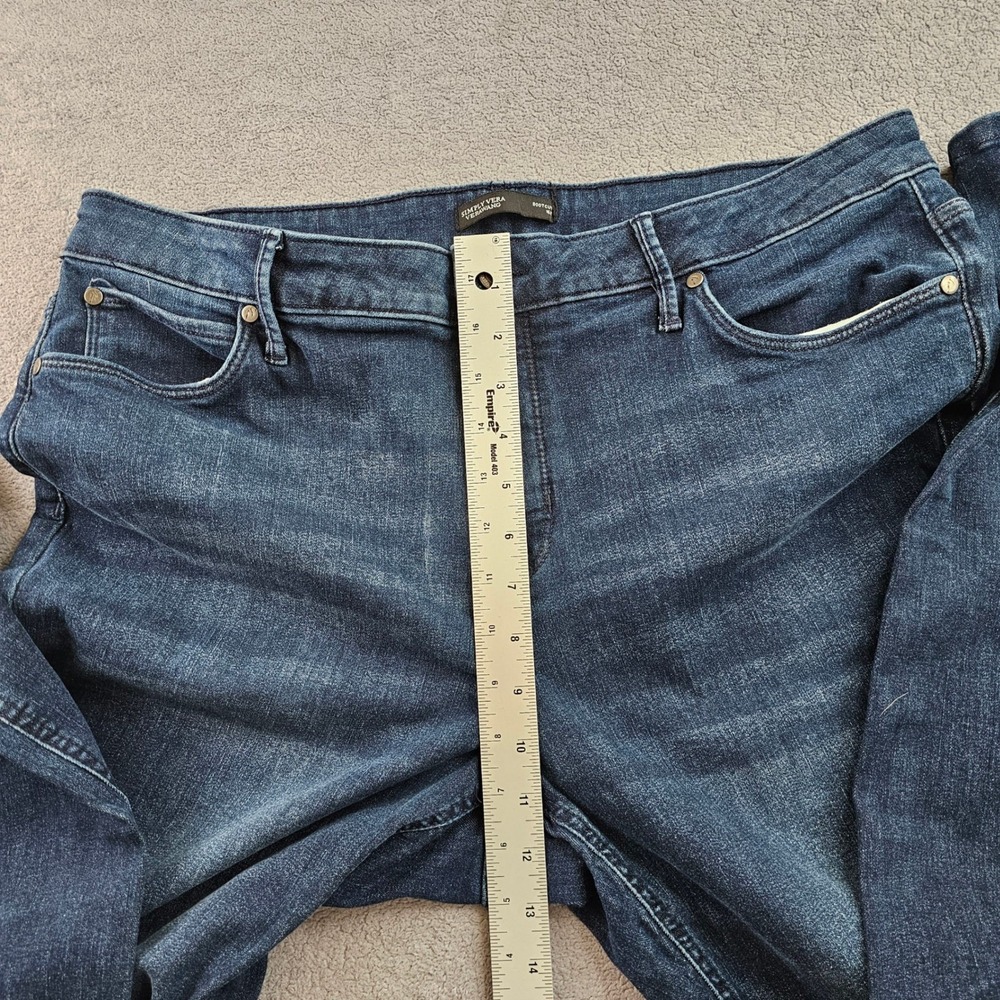 Simply Vera Vera Wang Bootcut Jeans Women's 16R‎ Blue Denim Dark Wash Stretch - Picture 4 of 15